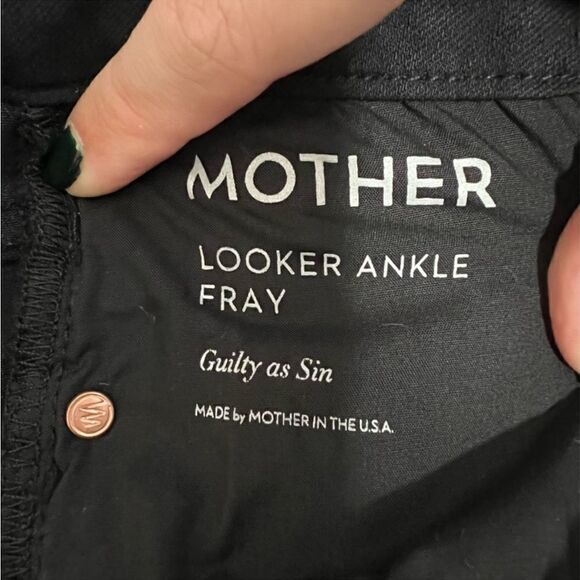 MOTHER Looker Ankle Fray In Guilty As Sin size 30 NWT $228 - Picture 12 of 13